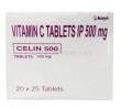 New Celin, Vitamin C 500mg, Koye Pharmaceutical, Box front view
