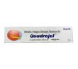 Quadrajel Gel, Lidocaine 2% w/w / Chlorhexidine Gluconate 1% w/w / Metronidazole 1% w/w, Gel 15g, Fourrts India Laboratories, Box front view