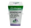 Alphagan Eye Drop, Brimonidine 0.2% wv, Eye Drops 5mL, Allergan India Pvt Ltd, Box front view