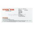 Alfacal Plus, Alfacalcidol 0.25mcg/ Calcium 200mg, Capsule, Macleods Pharmaceuticals Pvt Ltd, box side presentation
