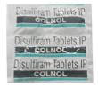 Colnol,Disulfiram 500mg, 8tablets, Medoz Pharmaceuticals,Sheet front view