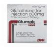 Glumak Injection, Glutathione 600 mg, Injection vial, BML, Box front view