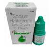 Maxmoist Eye Drop,Hyaluronic Acid 0.1% w/v / D-Panthenol 5% w/v, Eye Drop 10mL,Ajanta Pharma, Box,Bottle(New package)