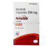 Ninlib, Nilotinib 200mg, 30capsules, Hetero Healthcare Ltd, Box front view