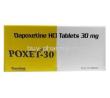 Poxet 30, Dapoxetine 30mg, Sunrise Remedies, Box front view