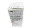 Toba F Eye Drop, Tobramycin 0.3% wv / Fluorometholone 0.1% wv,Eye Drop 5mL,Sun Pharmaceutical Industries, Box information,Warning