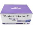 Oxypro Injection, Oxytocin 5 IU, 5 x 1mL Injection ampoule, Themis Pharmaceuticals, Box top view