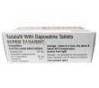 Super Tadarise,Tadalafil 20mg/ Dapoxetine 60mg, Sunrise Remedies, Box information, Storage, Dosage