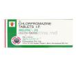 Relitil, Generic Largactil, (Chlorpromazine) box