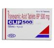Clip, Generic Cyklokapron, Tranexamic Acid 500 Mg Tablet (FDC) Front