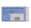 Generic Pravachol, Pravastatin 40 mg box information