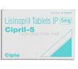 Cipril, Generic Prinivil; Zestril;,  Lisinopril 5 Mg Tablet (Cipla)