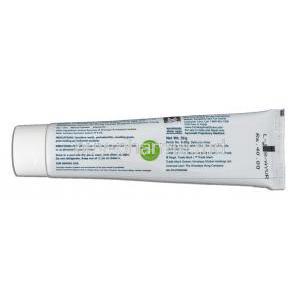 HiOra-K for sensitive teeth & gums Toothpaste Tube back