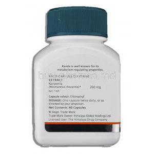 Karela for regular metabolism Capsules Composition