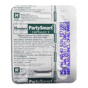 Party Smart Blister back