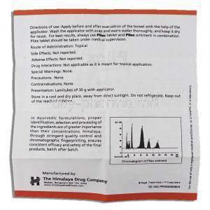 Pilex Ointment Information Sheet2