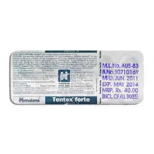 Tentex Forte Blister back