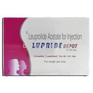 Lupride Depot, Generic Lupron Depot, Leuprolide Acetate Injection, 11.25 mg, box