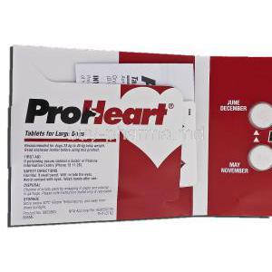 ProHeart, Generic Moxidectin, Tablet, 136 mcg, Packing description