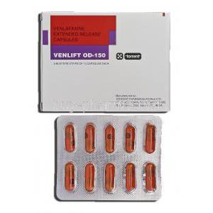 Venlift OD-150, Generic Effexor XR, Venlafaxine XR, Capsule