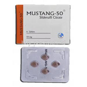 Mustang-50, Sildenafil Citrate 50mg