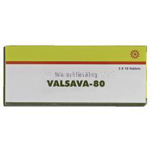 Valsava-80, Valsartan, 80 mg, Tablet, Box