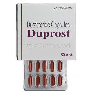 Duprost, Generic Avodart, Dutasteride 0.5 mg, Capsule