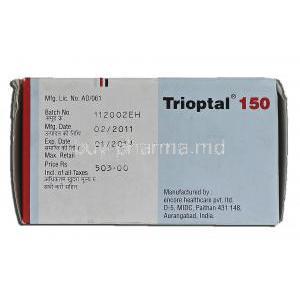 Trioptal 150, Generic Trileptal, Oxcarbazepine, Novartis manufacturer