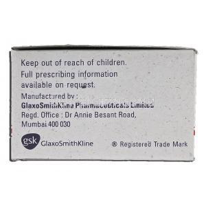 Septran, Trimethoprim, 20 mg, Sulphamethoxazole, 100 mg, Paediatric, Co-trimoxazole, GSK manufacturer