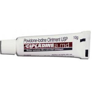 Cipladine,  Povidone-Iodine 10 Gm Ointment (Cipla)