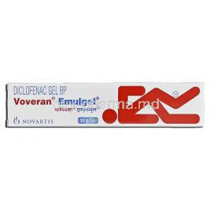 Voveran Emulgel, Generic Voltaren, Diclofenac, 30 g, Box