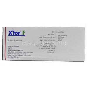 Xtor-F, Atorvastatin, 10 mg, Fenofibrate, 160 mg, Ipca manufacturer