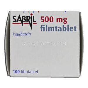 Sabril, Vigabatrin, 500 mg, Box