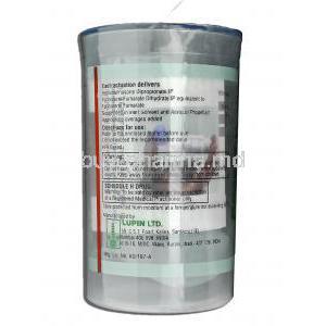 Duomate Transhaler, Generic Fostair, Formoterol Beclomethasone, 120md, Box description