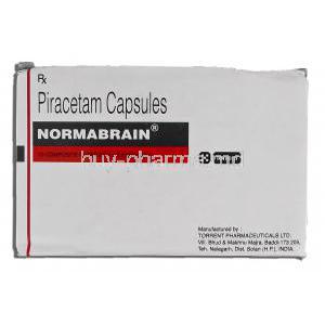 Normabrain, Generic Nootropyl, Piracetam 400mg, Box