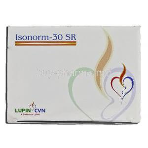 Isonorm-30 SR, Generic Imdur, Isosorbide Mononitrate, 30 mg, Box