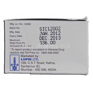 Isonorm-30 SR, Generic Imdur, Isosorbide Mononitrate, 30 mg, Lupin Ltd