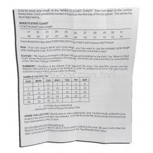 i-sure, Ovulation Strip, information sheet 2