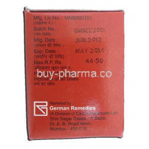 Lansocap, Generic Prevacid, Lansoprazole Sustained Release, 30 mg, German Remedies manufacturer