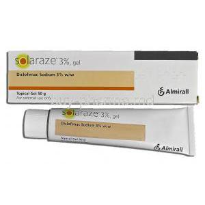 Solaraze, Diclofenac Sodium, 3%, 50gm, Gel