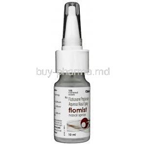 Flomist, Generic Flonase,  Fluticasone Nasal 100 Dose 10 Ml Spray (Cipla)