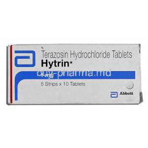 Hytrin, Terazosin Hydrochloride, 1 mg, Box