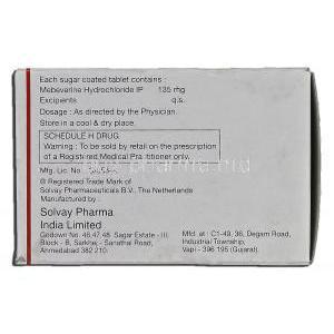 Colospa, Mebeverine Hydrochlorine, 135 mg, Box description