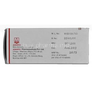 Aceclo, Aceclofenac, 100 mg, Aristo Pharmaceuticals manufacturer