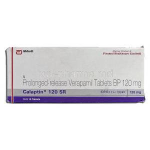 Calaptin, Generic Calan SR, Verapam, 120mg, Box