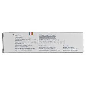 Daskil, Generic Lamisil, Terbinafine HCL 1%, 10g, Box description