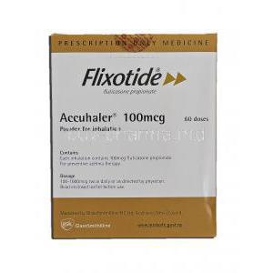 Flixotide, Accuhaler, 100mcg, box