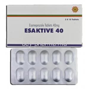 Esaktive 40, Generic Nexium, Esomeprazole 40mg