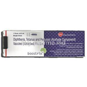 Boostrix, Diphtheria & Pertussis & Tetanus, 1 Dose 0.5 ml, Box