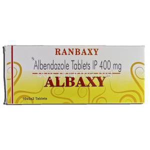 Albaxy, Generic Albendazole, 400mg, Box